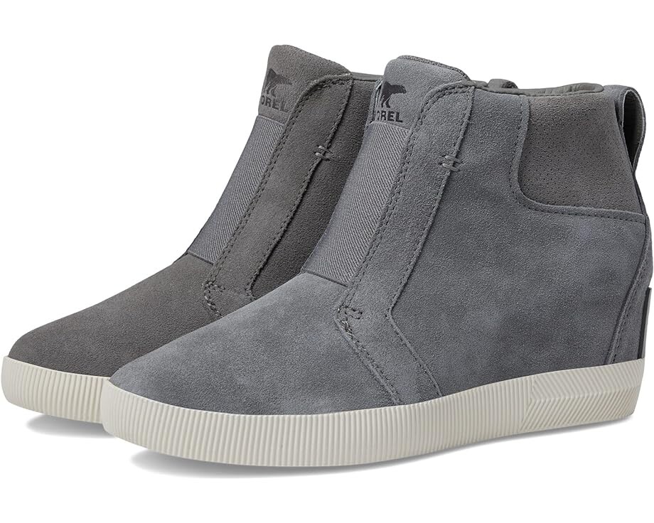 

Ботинки SOREL Out N About Pull-On Wedge, цвет Quarry/Sea Salt