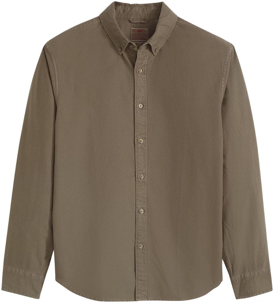 

Рубашка на пуговицах классического кроя LEVI'S Authentic, коричневый