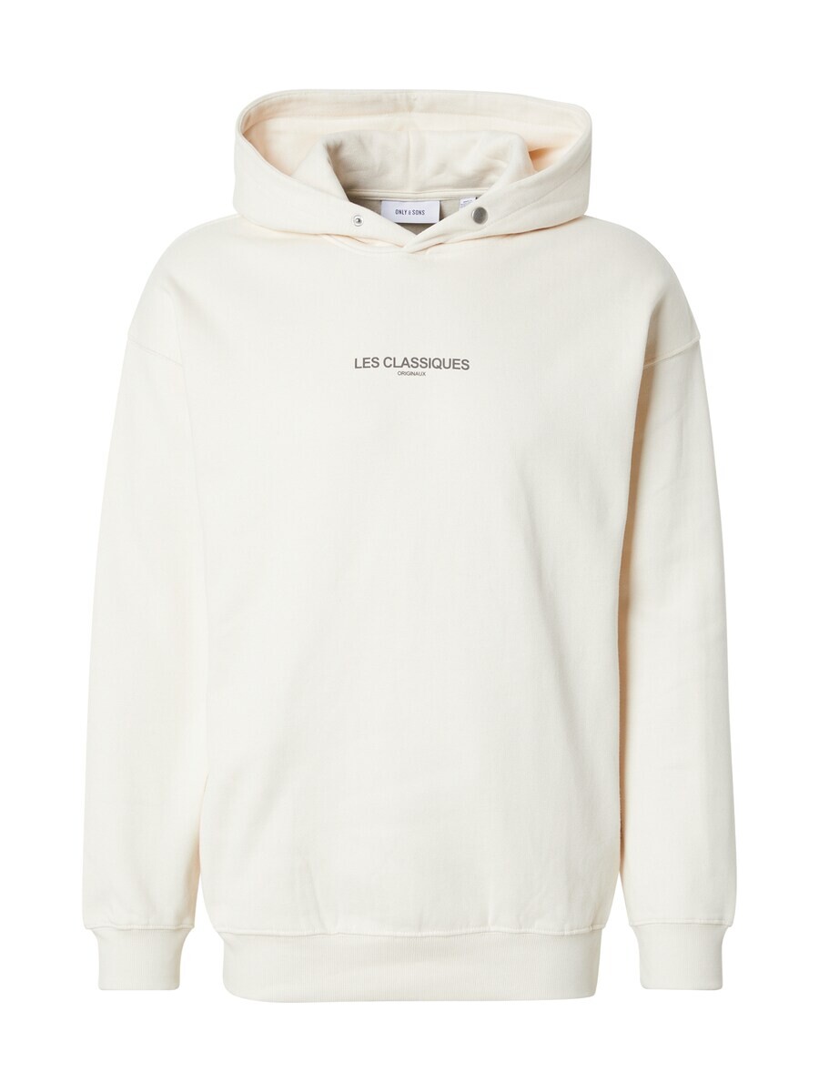 

Толстовка с капюшоном Only & Sons Sweatshirt ONSLES CLASSIQUES, белый