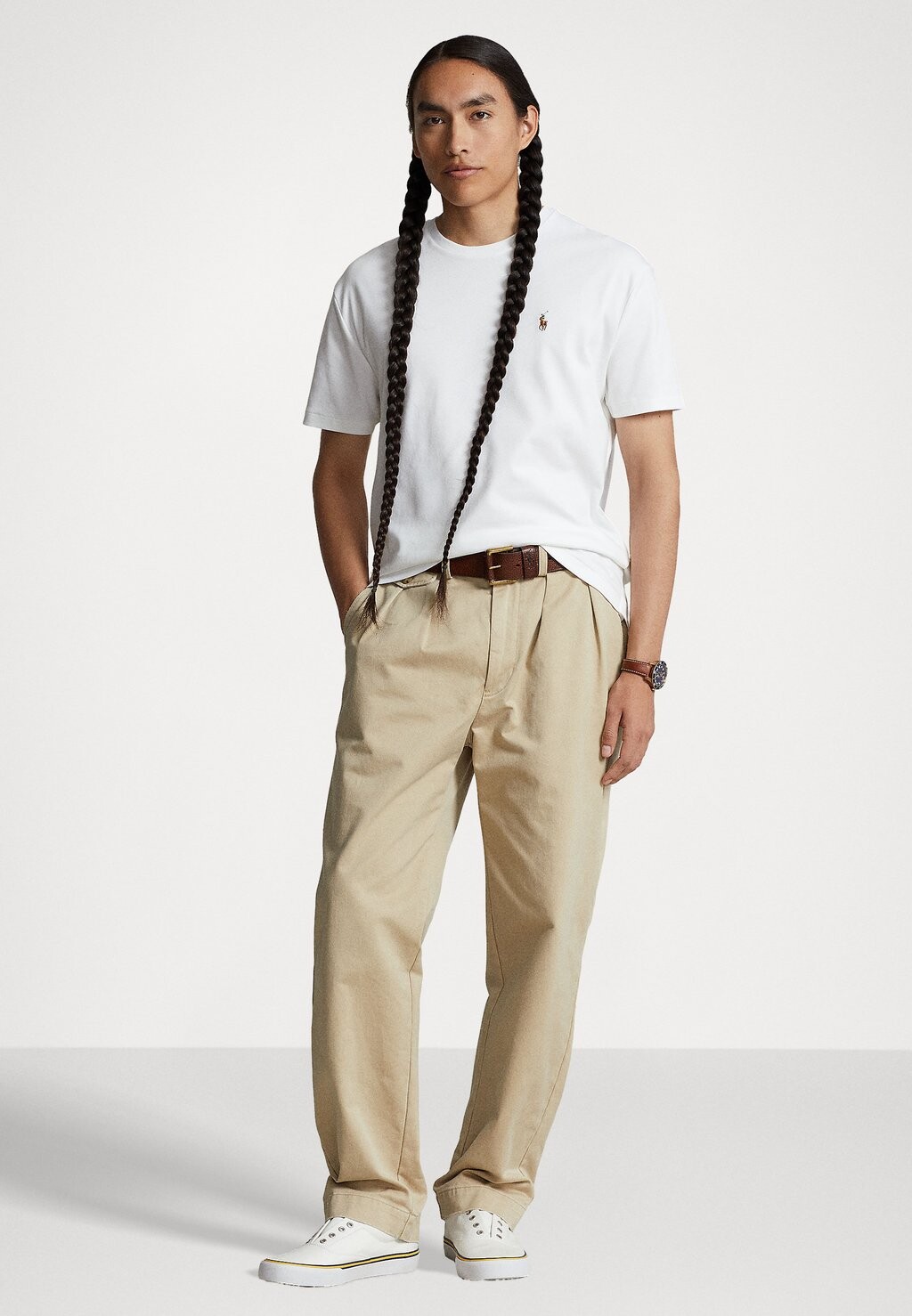 Базовая футболка КОРОТКИЙ РУКАВ Polo Ralph Lauren, белый — фото 2