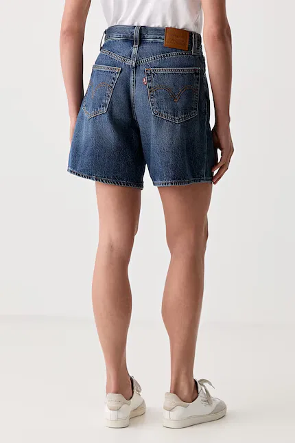 Шорты джинсовые High багги Short Achieve Everything Levi's, синий — фото 3