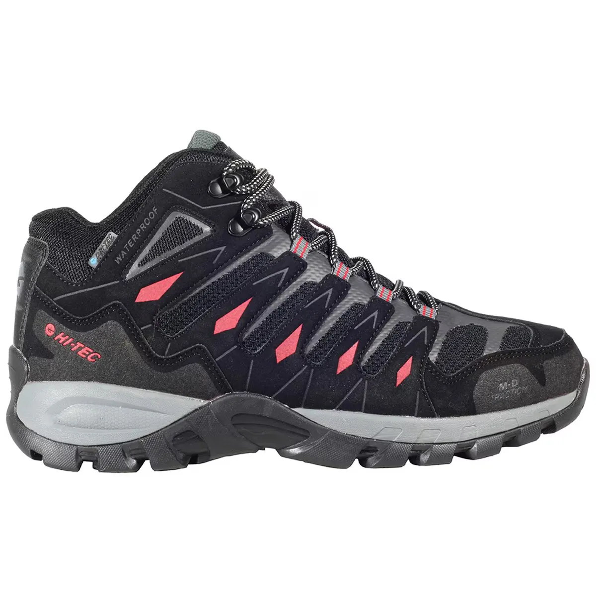 

Мужские горные ботинки Corzo Mid WP Hi-Tec, черный/красный