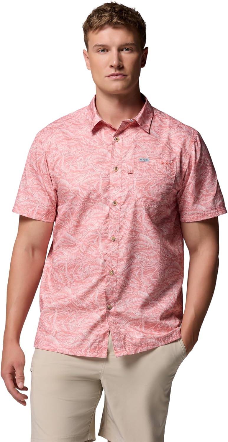 

Мужская рубашка Columbia Super Slack Tide Camp с коротким рукавом