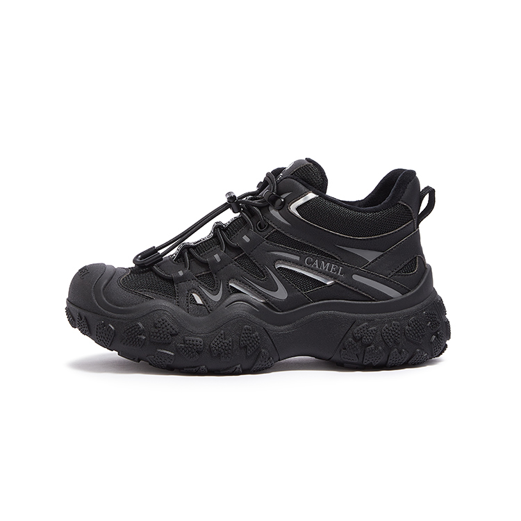 

CAMEL Женские высокие походные ботинки черно-серебристые, цвет Black/Silver
