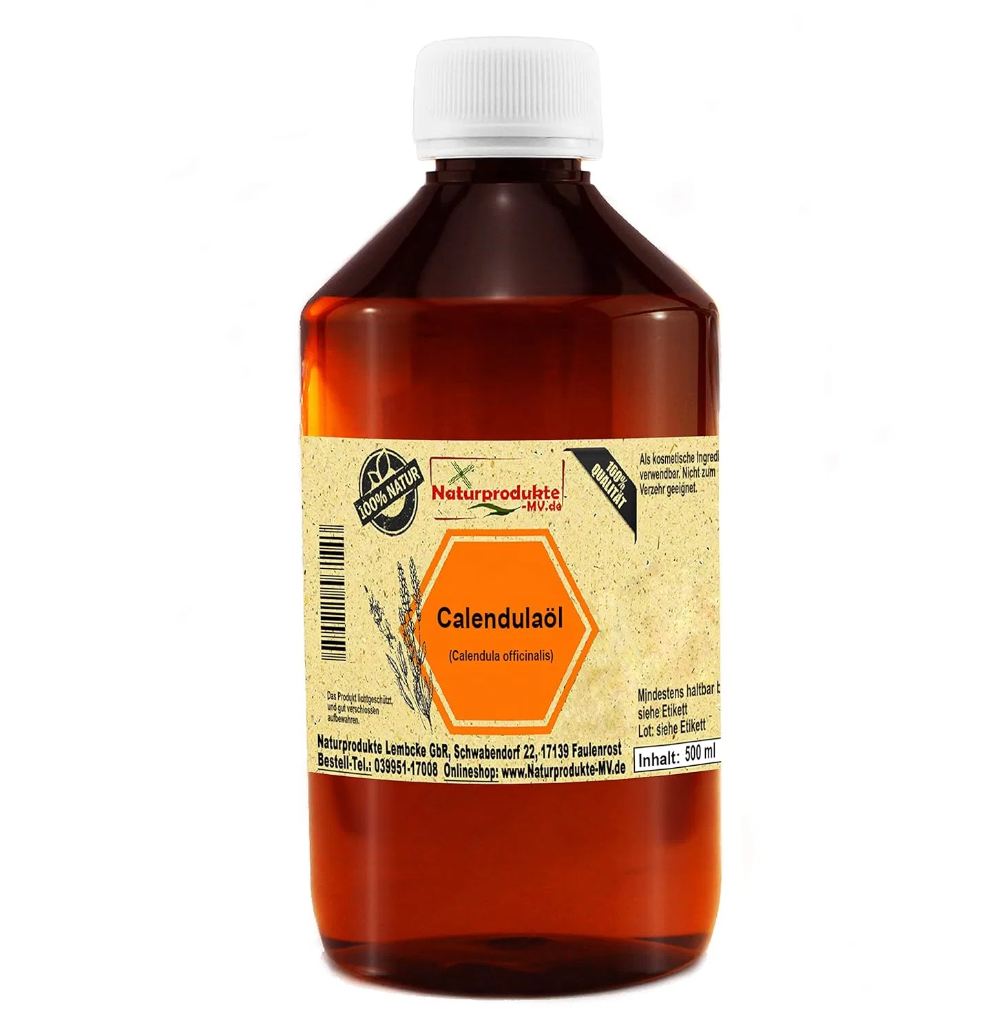 Масло для лица Naturprodukte-Mv — Масло календулы, 500 мл