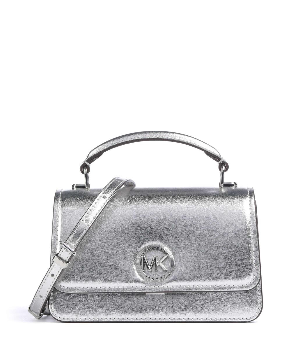 

Сумка через плечо delancey из воловьей кожи Michael Kors, серебряный