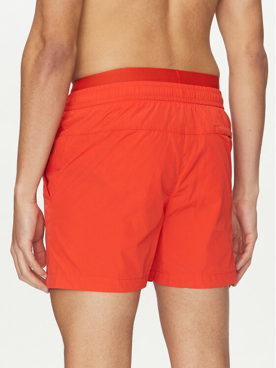Шорты для плавания стандартный крой KM0KM01104 Calvin Klein Swimwear, красный — фото 3