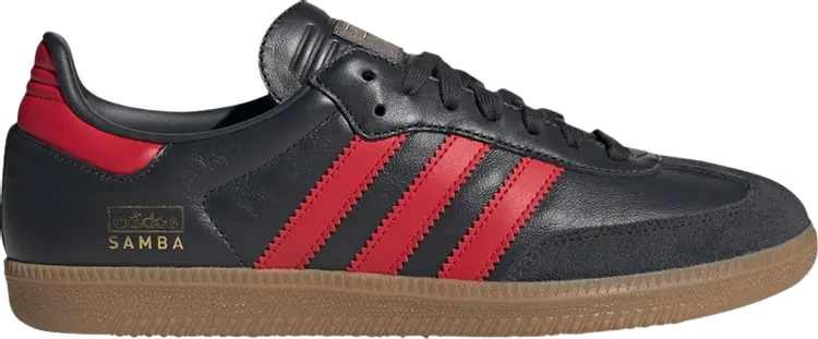 Кроссовки Samba OG 'Carbon Scarlet', черный