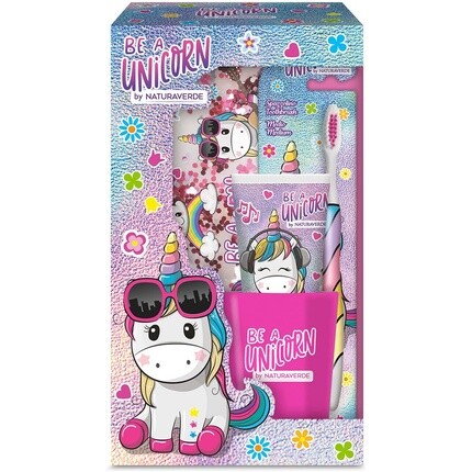 

Набор зубных щеток и зубной пасты Kid Cof Unicorn с пеналом Airlab