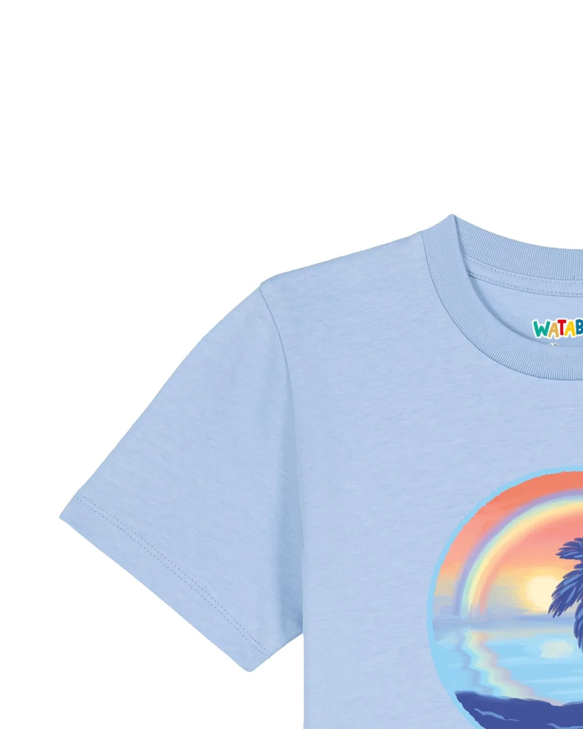 Футболка 'Sunset Rainbow ' Watabout.Kids, Blue/Light Blue — фото 3