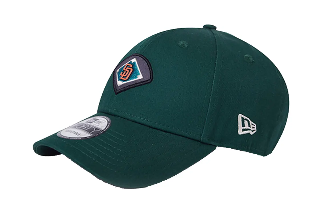 

New Era Хлопковая бейсболка унисекс зеленая, Green