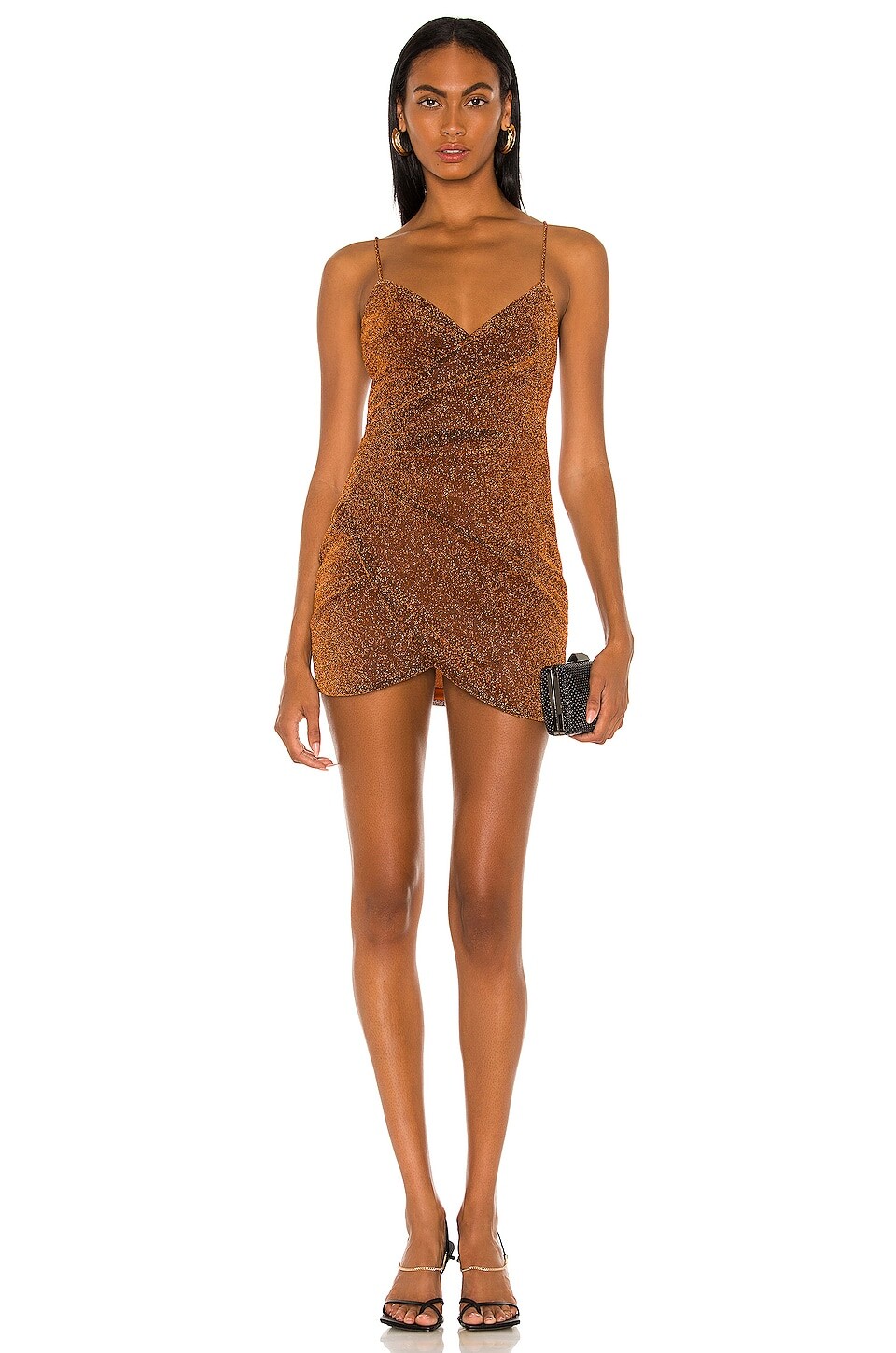 

Платье мини superdown Delanie, цвет Rust Metallic