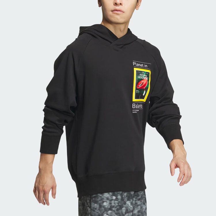 Мужская толстовка National Geographic X DWR, черная Adidas, черный — фото 4