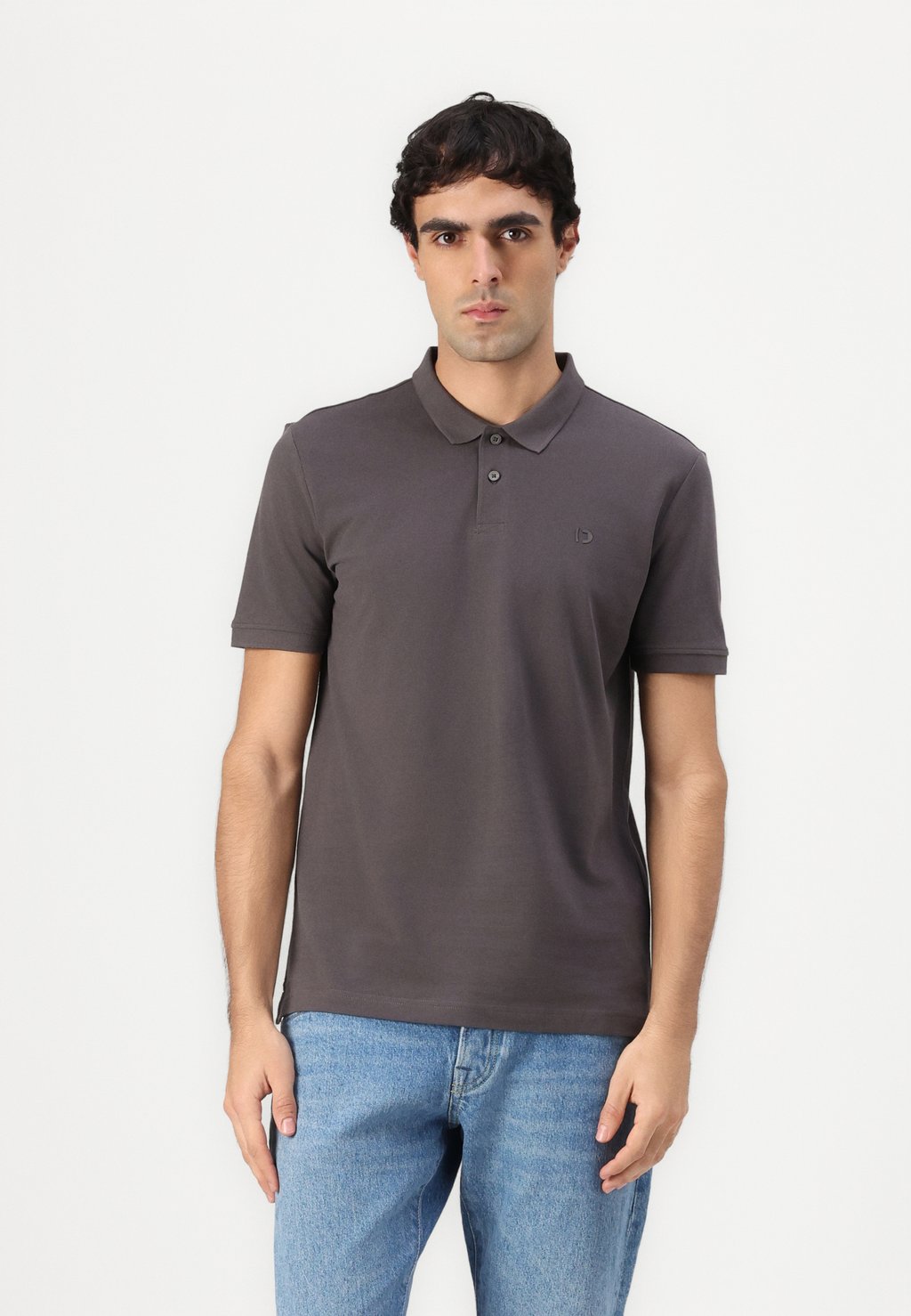 

Рубашка поло BASIC TOM TAILOR DENIM, серый