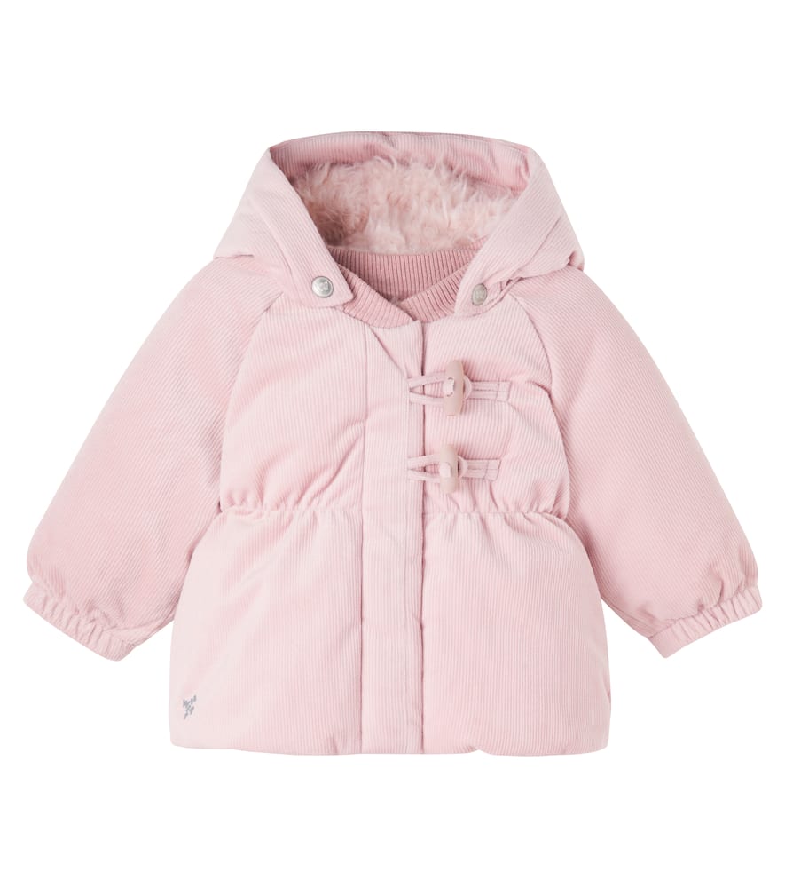 

Детская куртка с капюшоном из вельвета baby billo Wheat, Rose Powder