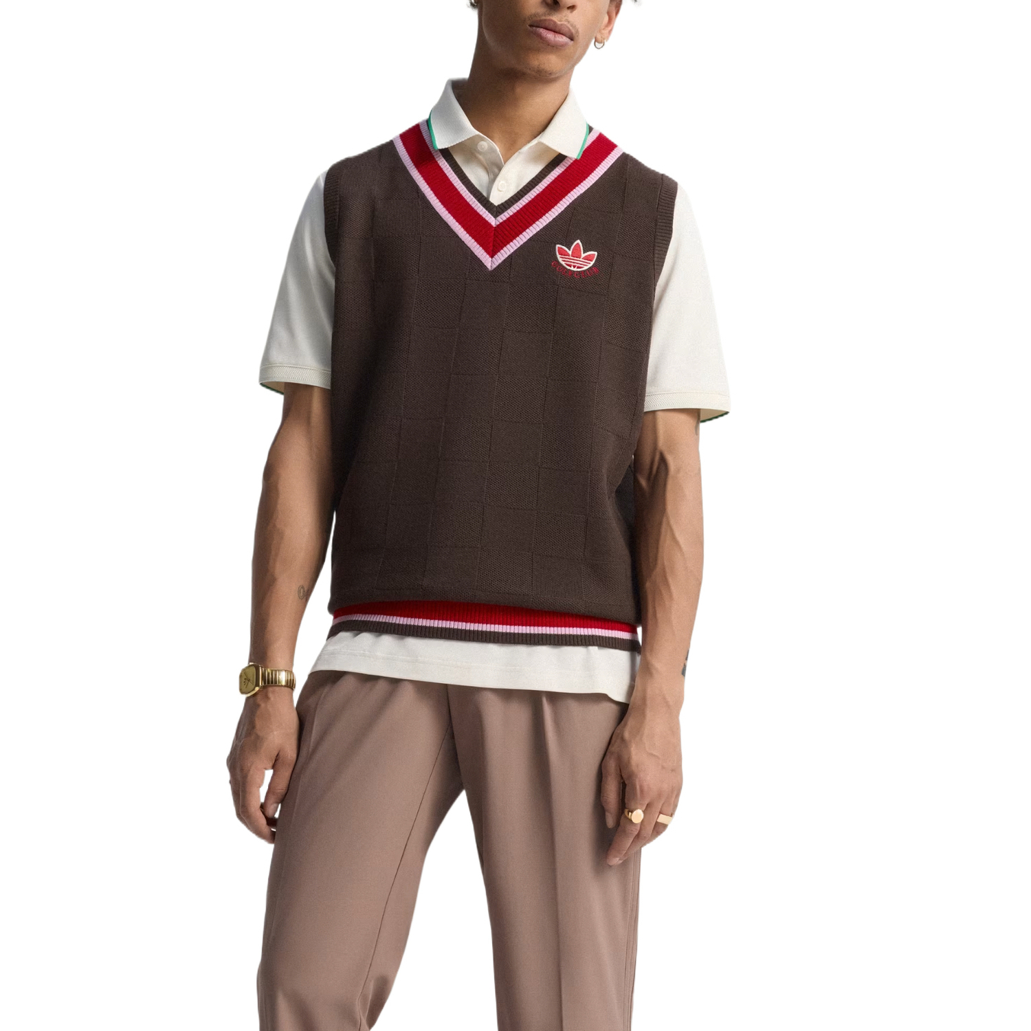 

Мужская майка Adidas Originals, темно-коричневый