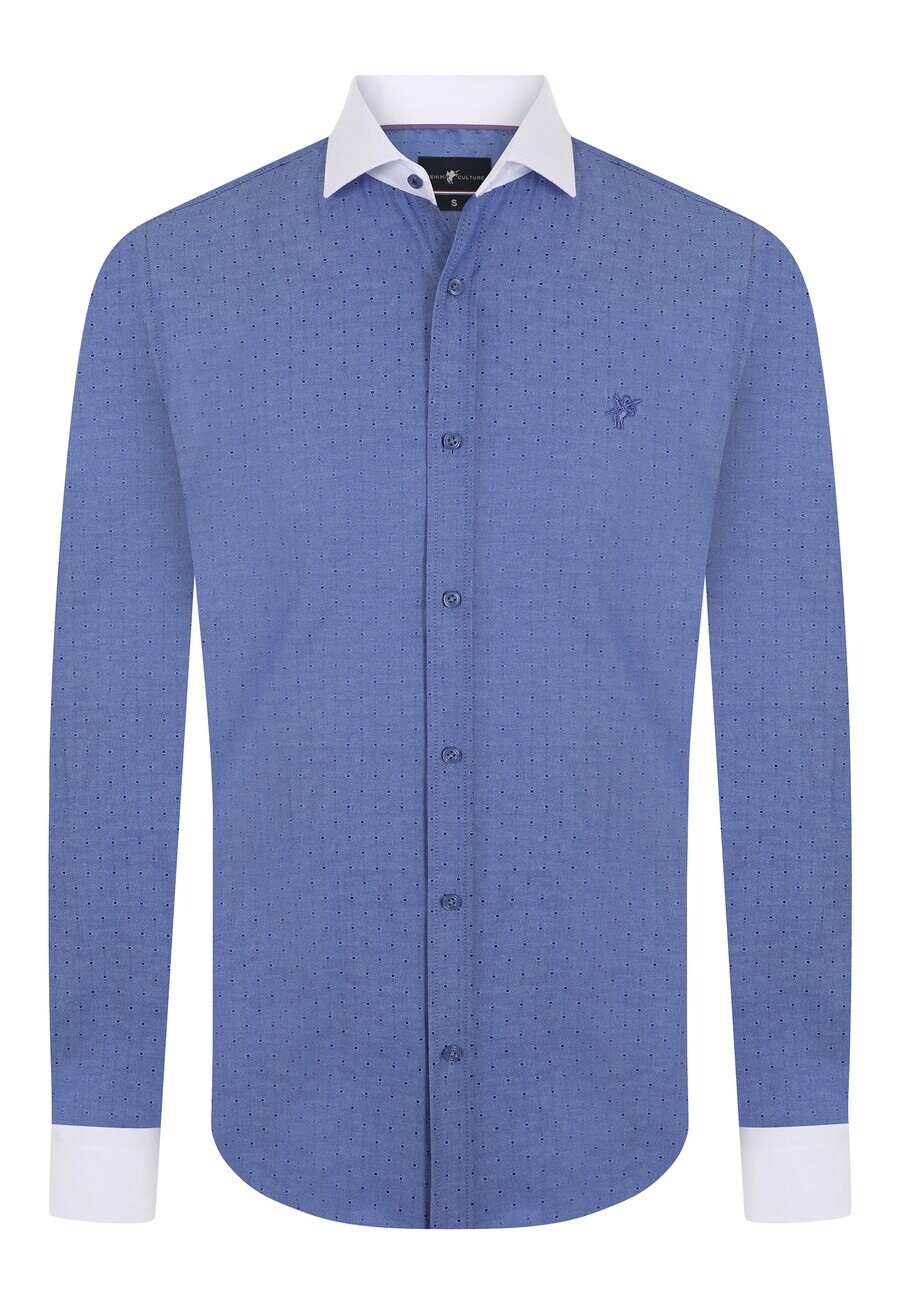 

Повседневная рубашка DENIM CULTURE Regular fit Button Up Shirt Eldon, королевский синий