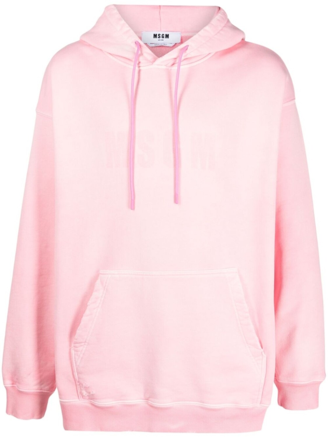 

MSGM худи с логотипом, розовый