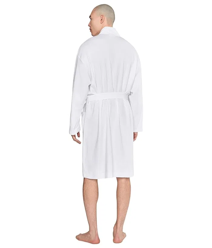 Халат вафельный Lacoste, White — фото 4