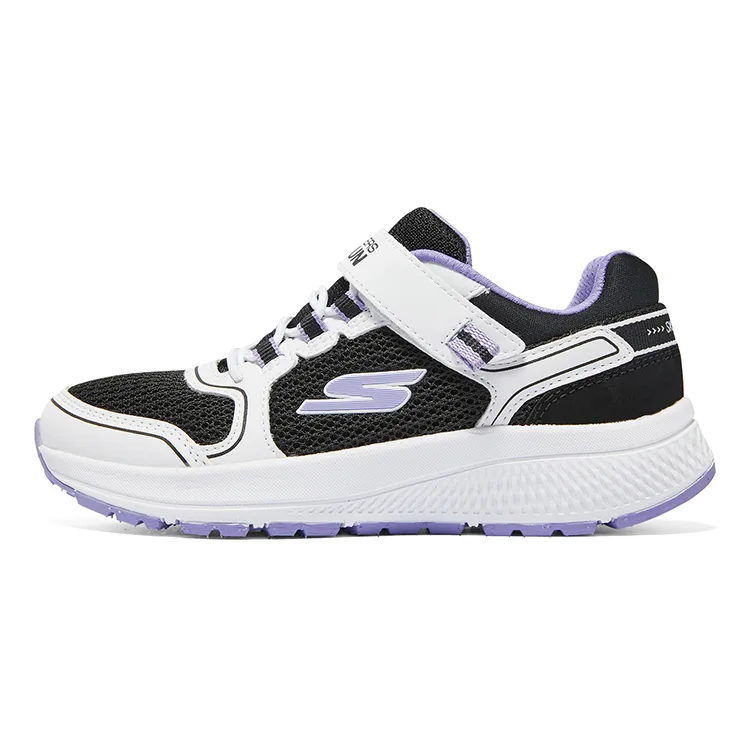 Skechers Детские кроссовки для бега Go Run Consistent Mesh низкие черные розовые белые