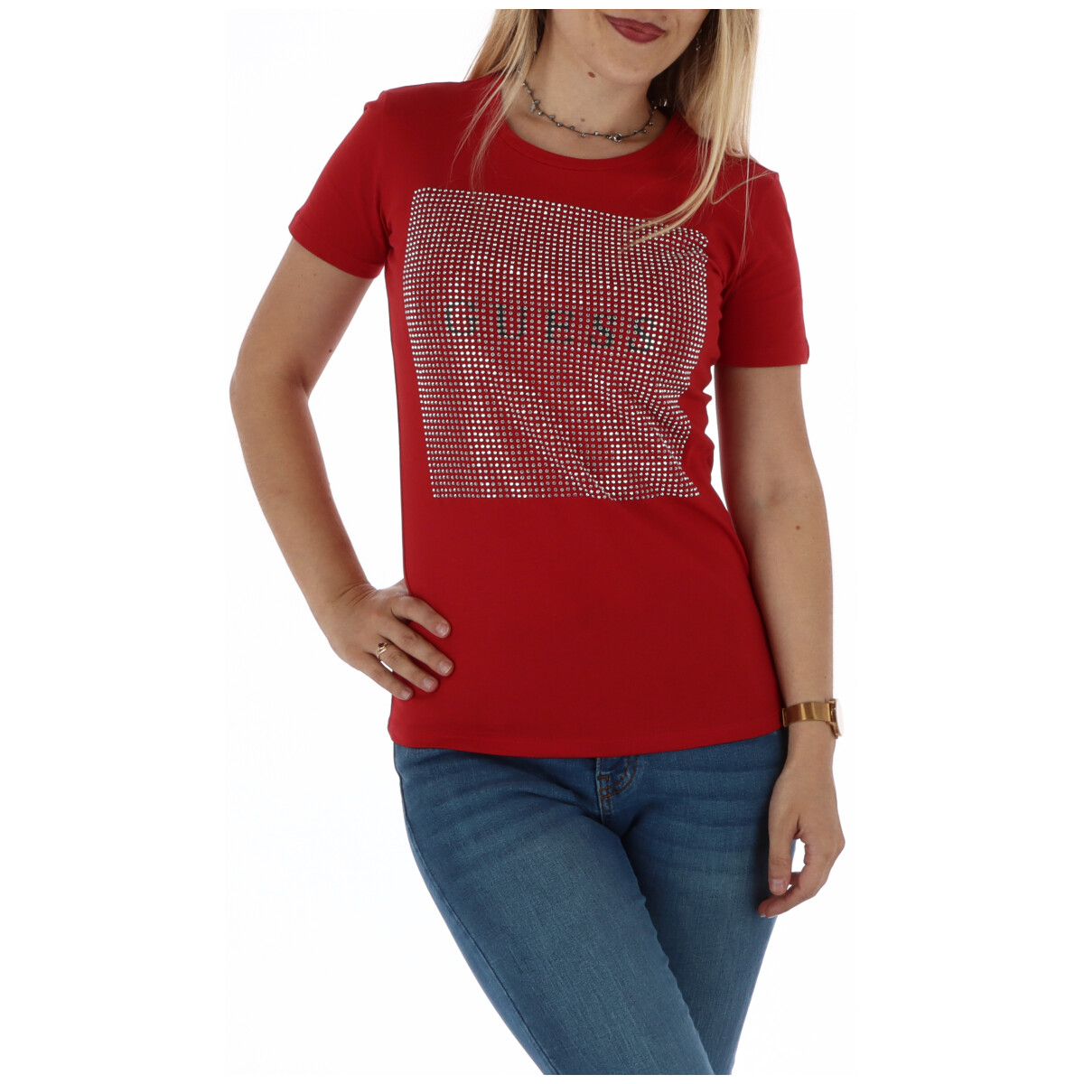 

Футболки Guess, красный