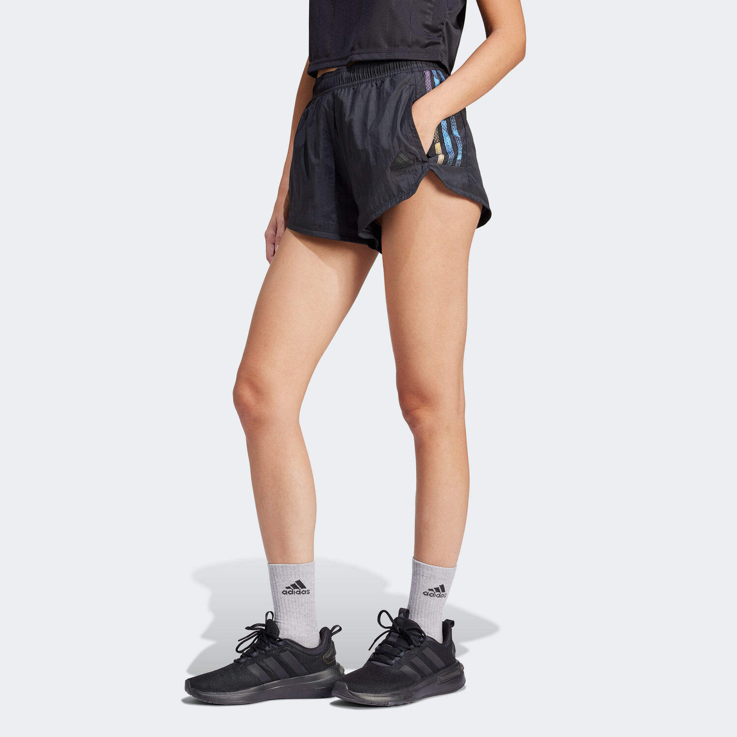 Шорты повседневные Tiro Cut женские черные Adidas — фото 2