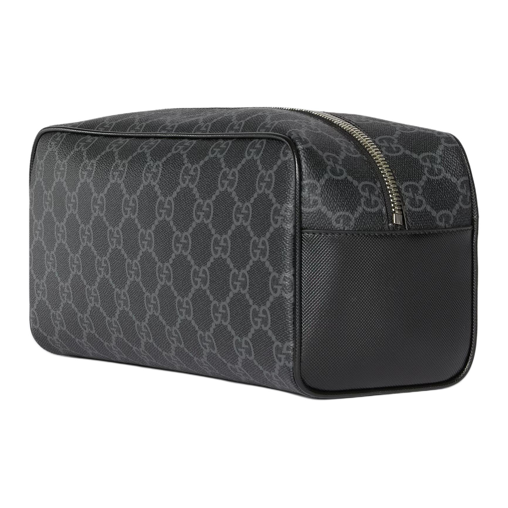 GUCCI Косметичка из ткани с покрытием Small Women's Black — фото 2