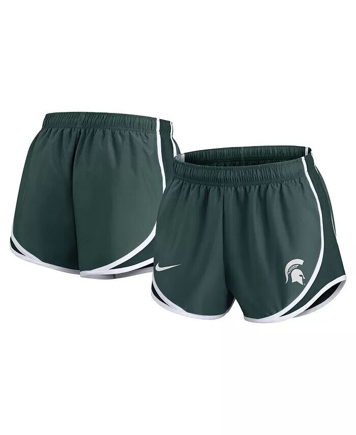 

Женские зеленые шорты Michigan State Spartans Primetime Tempo Performance Nike