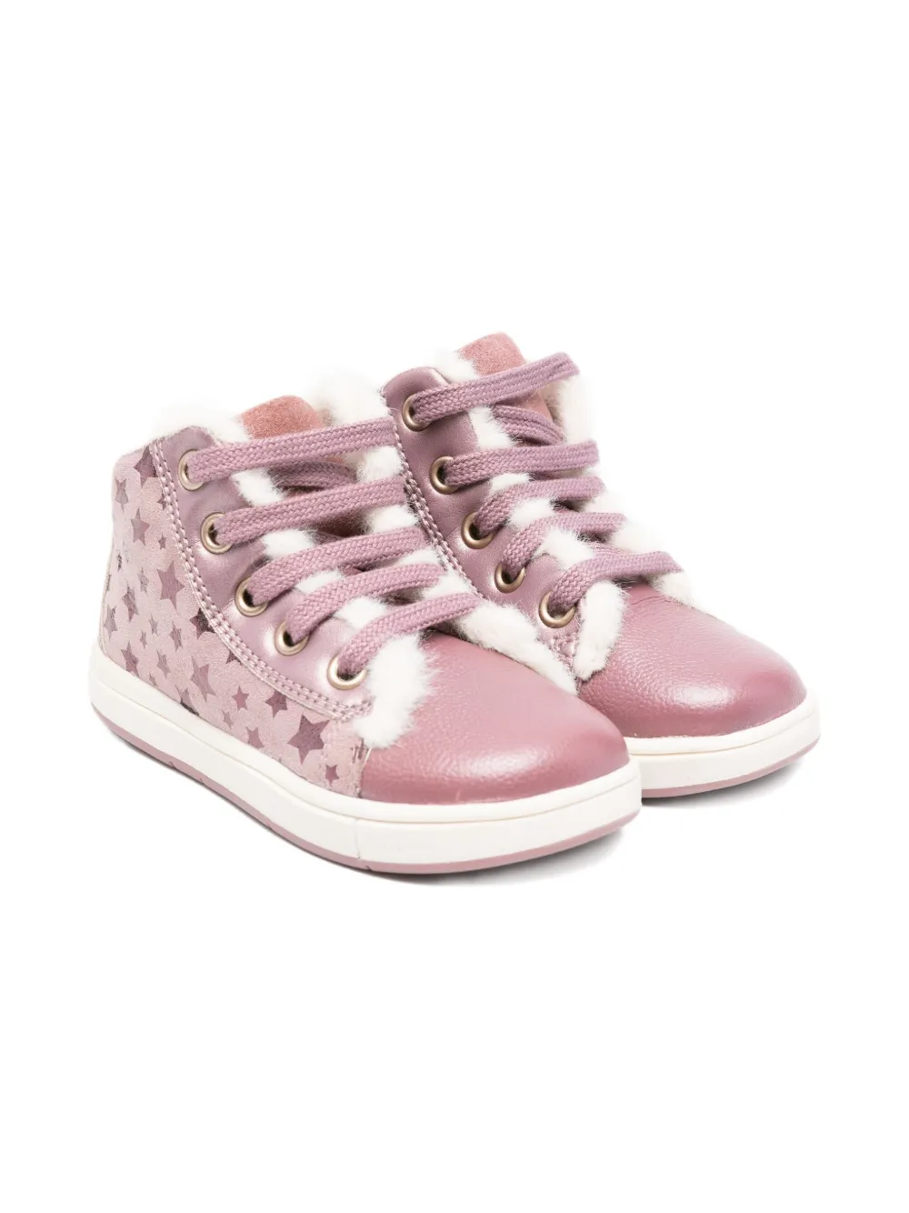 

Ботинки Trottola Geox Kids, розовый