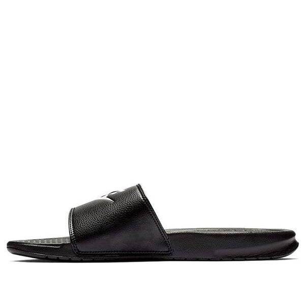 

Тапочки benassi slide 'black' Nike, черный