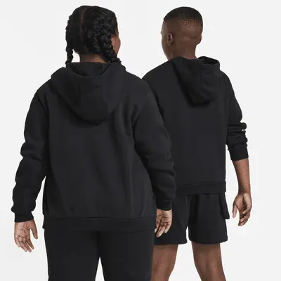 Худи Nike Sportswear Club Fleece, черный/белый — фото 2