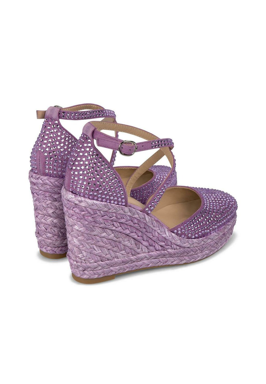 Босоножки на платформе CON PUNTERA REDONDEADA Y CIERRE CON HEBILLA - High heels Alma en Pena, фиолетовый — фото 4