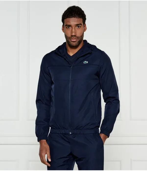Спортивный костюм regular fit Lacoste, темно-синий — фото 3