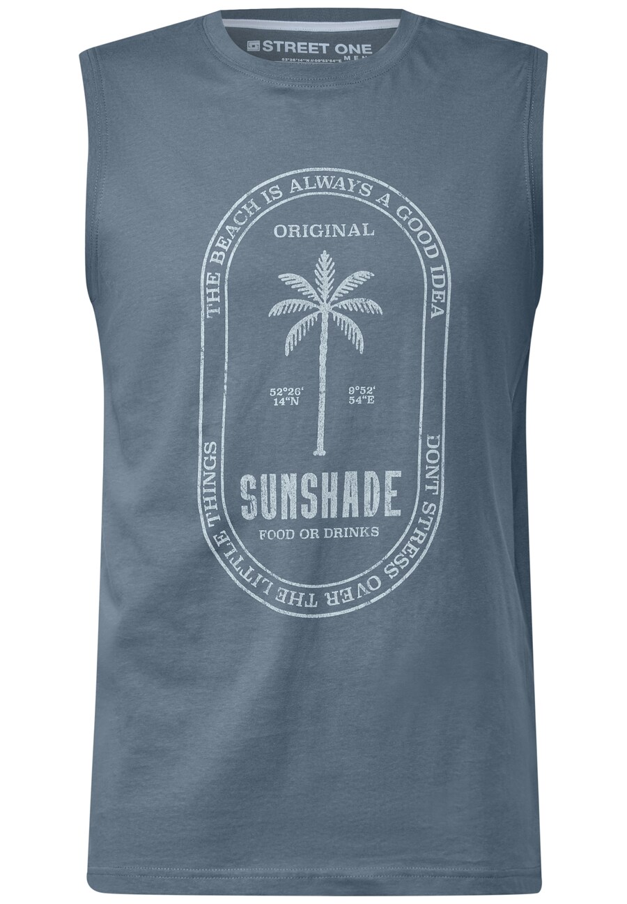 

Футболка Street One MEN, mottled blue