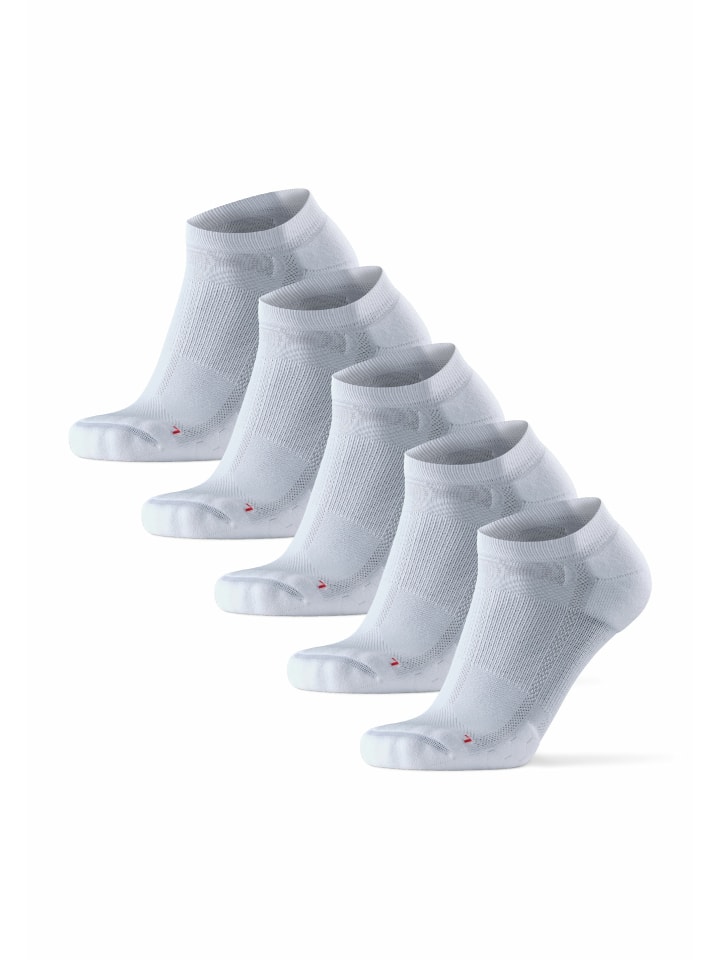 

DANISH ENDURANCE Низкие беговые носки для длительных дистанций, белые