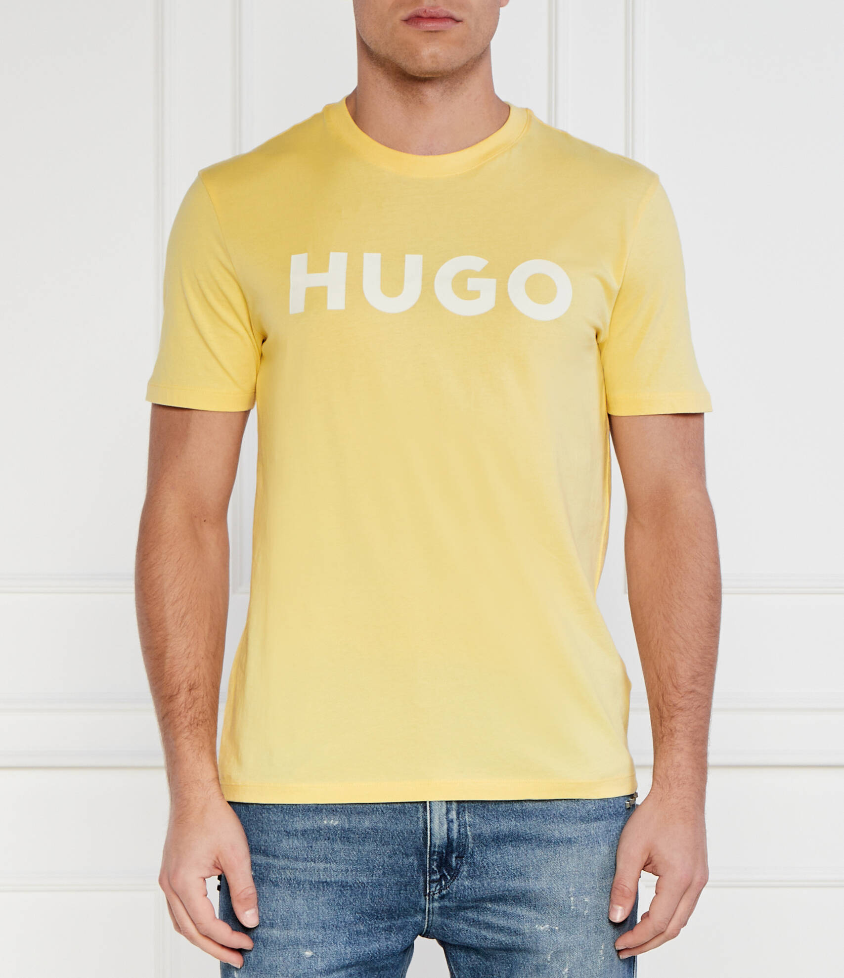 

Футболка HUGO Dulivio Regular Fit, желтый