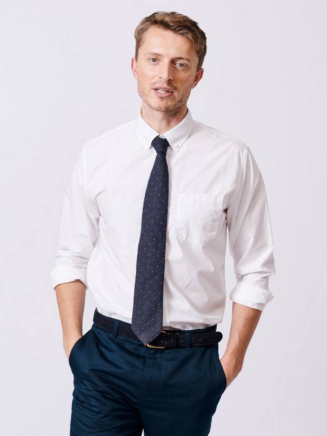 

Хлопковая рубашка Radstone Regular Fit Aubin, White