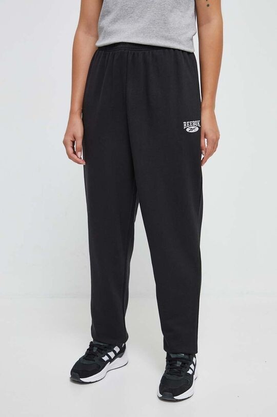 

Хлопковые спортивные штаны Reebok Classic, черный
