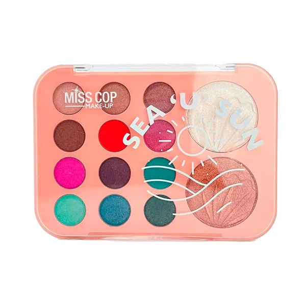 

Палитра для макияжа Paleta De Ojos Mejillas Nus U Sea Miss Cop, 1 UD