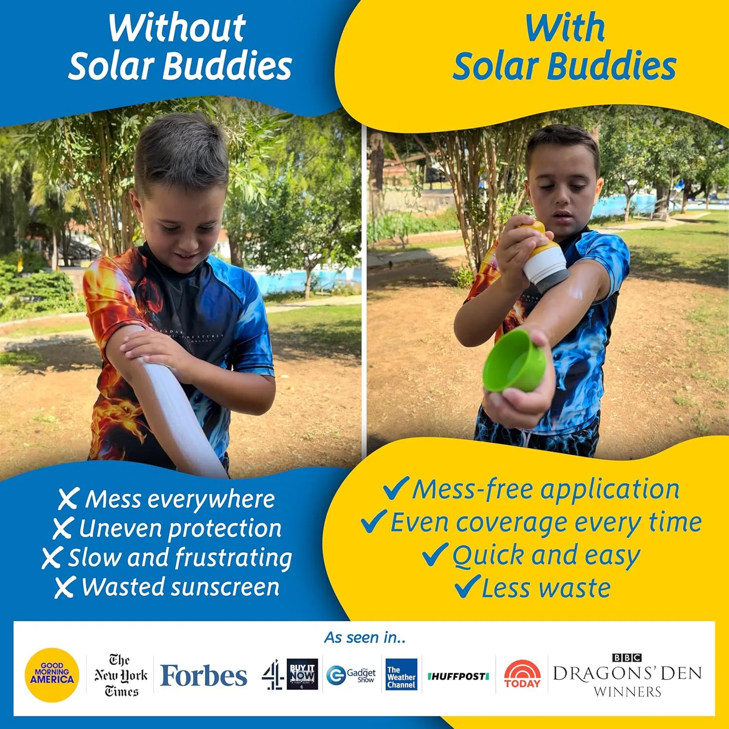Аппликатор для солнцезащитного крема Solar Buddies красный 100 мл — фото 3