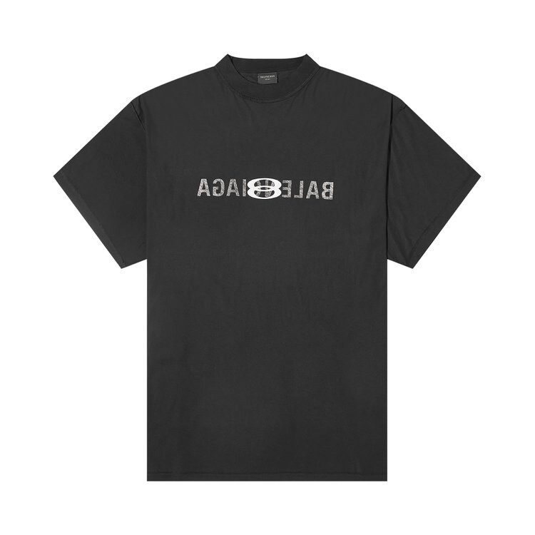 

Футболка Balenciaga Inside Out T-Shirt, цвет Faded Black/White