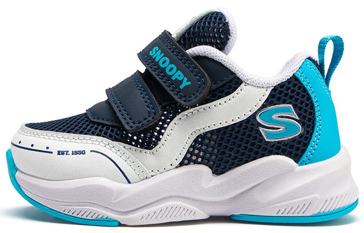 

Кроссовки для бега средней высоты для детей от 3 до 7 лет SNOOPY, синий/белый