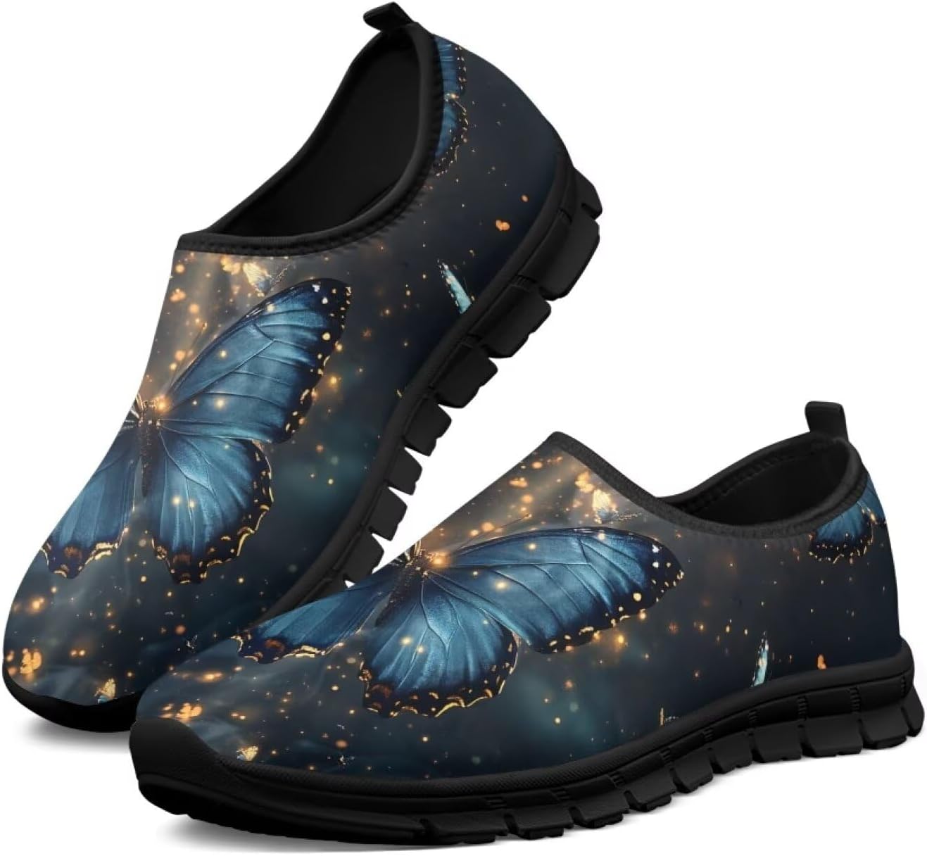 

Мужские кроссовки Hresuewn, мягкие и комфортные, спортивная обувь, дышащие, для ходьбы, тенниса и бега, модный принт, голубой