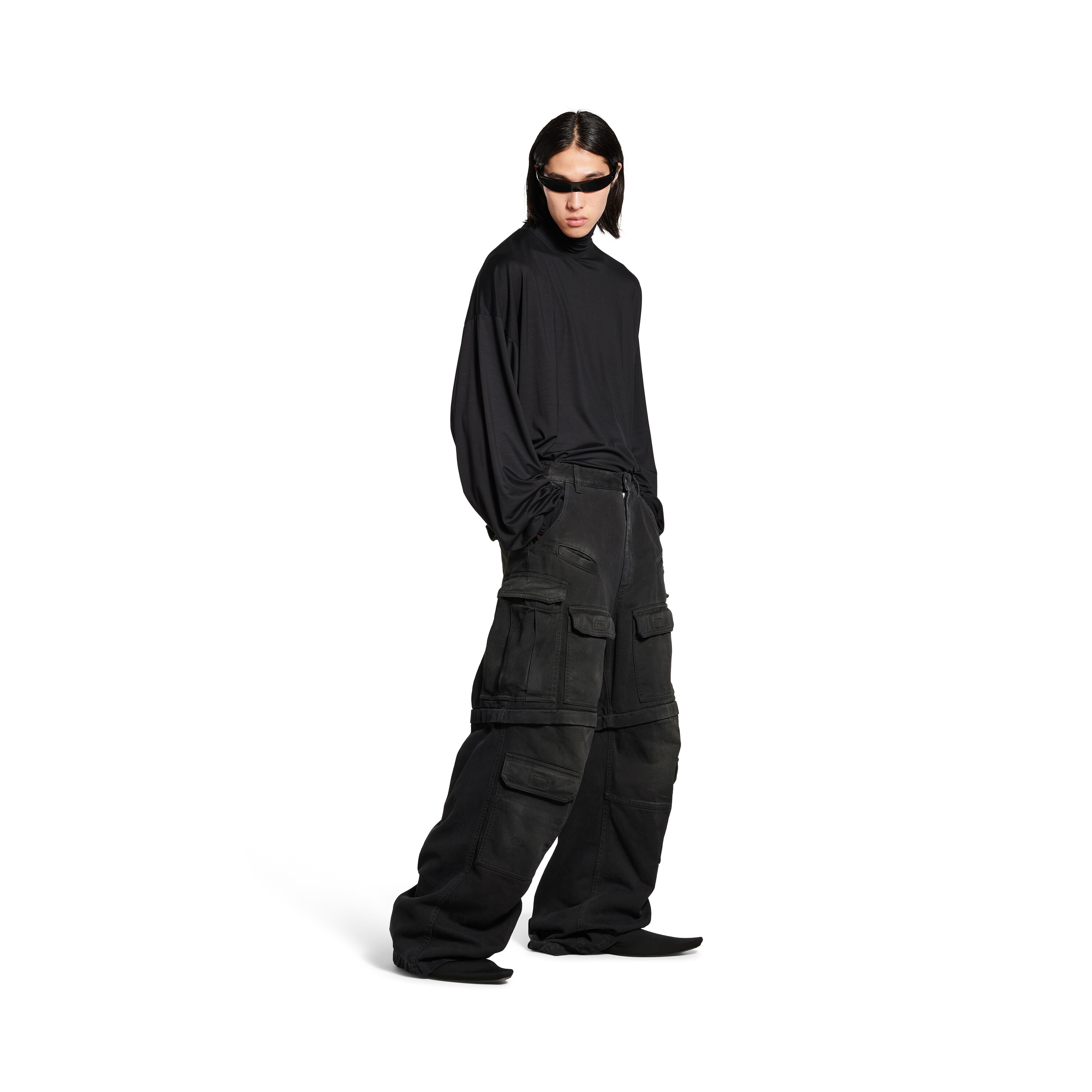 

Брюки-карго BALENCIAGA, черный