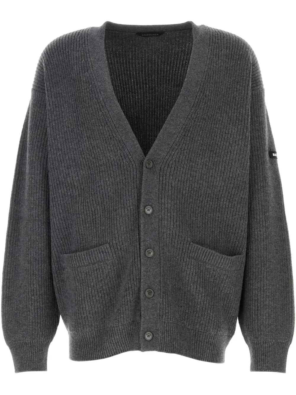 

Шерстяной кардиган BALENCIAGA, серый