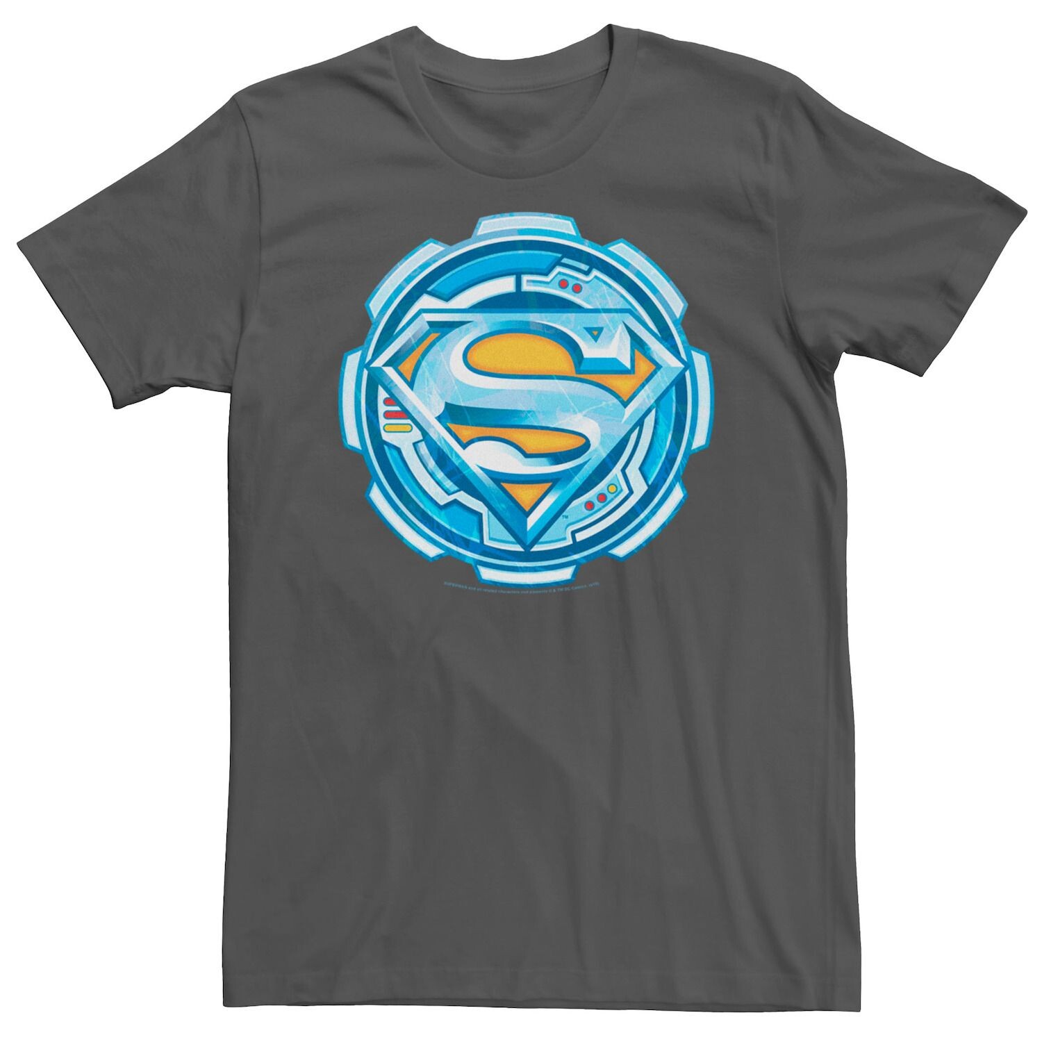 

Мужская футболка с логотипом DC Comics Superman Chrome Gear Gear и рисунком на груди Licensed Character