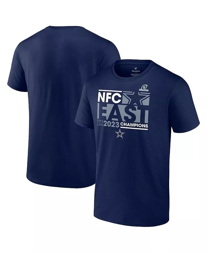 

Футболка мужская темно-синяя Dallas Cowboys 2023 NFC East Division Champions Big and Tall Fanatics