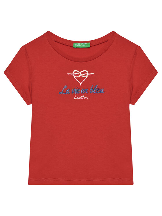 

Футболка обычного кроя 3I1XG10J2 United Colors Of Benetton, красный