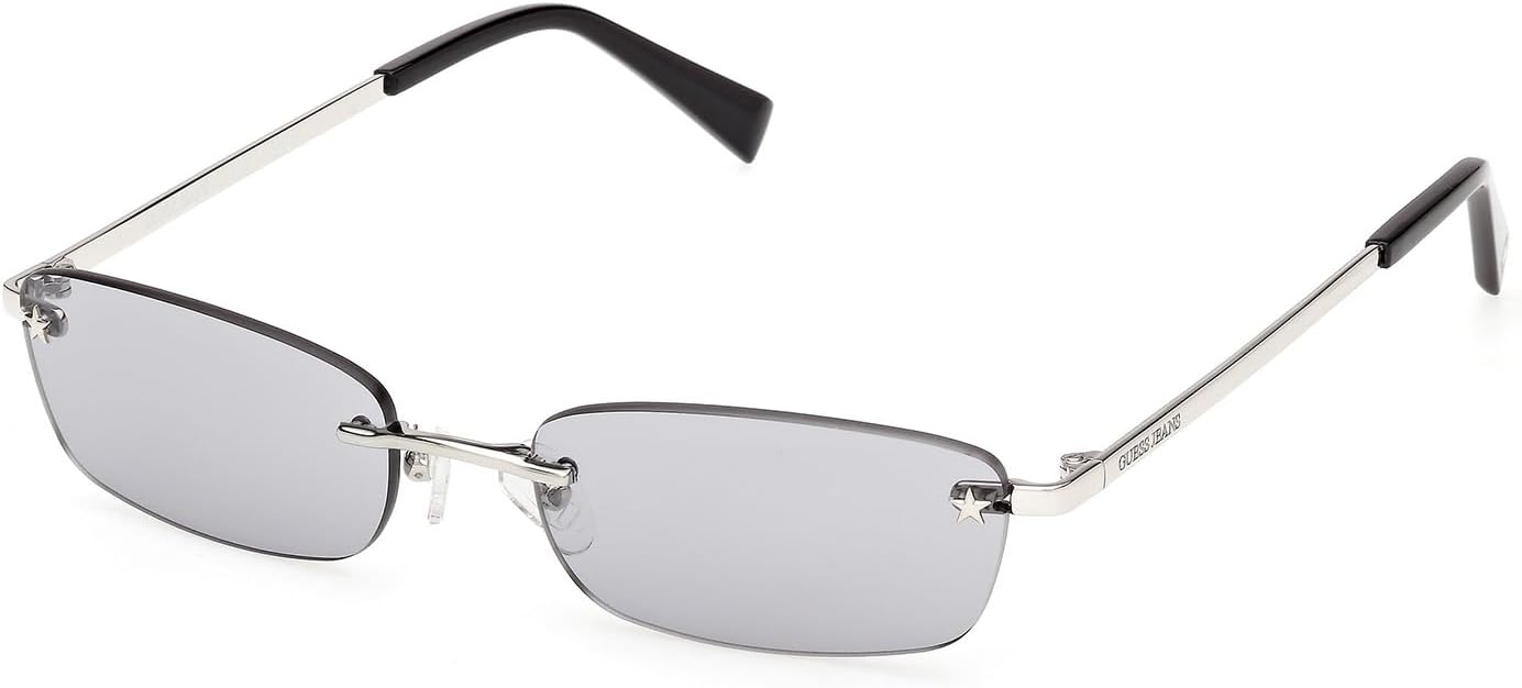 

Солнцезащитные очки GUESS с металлической поляризацией, квадратные, блестящие, никель-цинковые, 55 мм