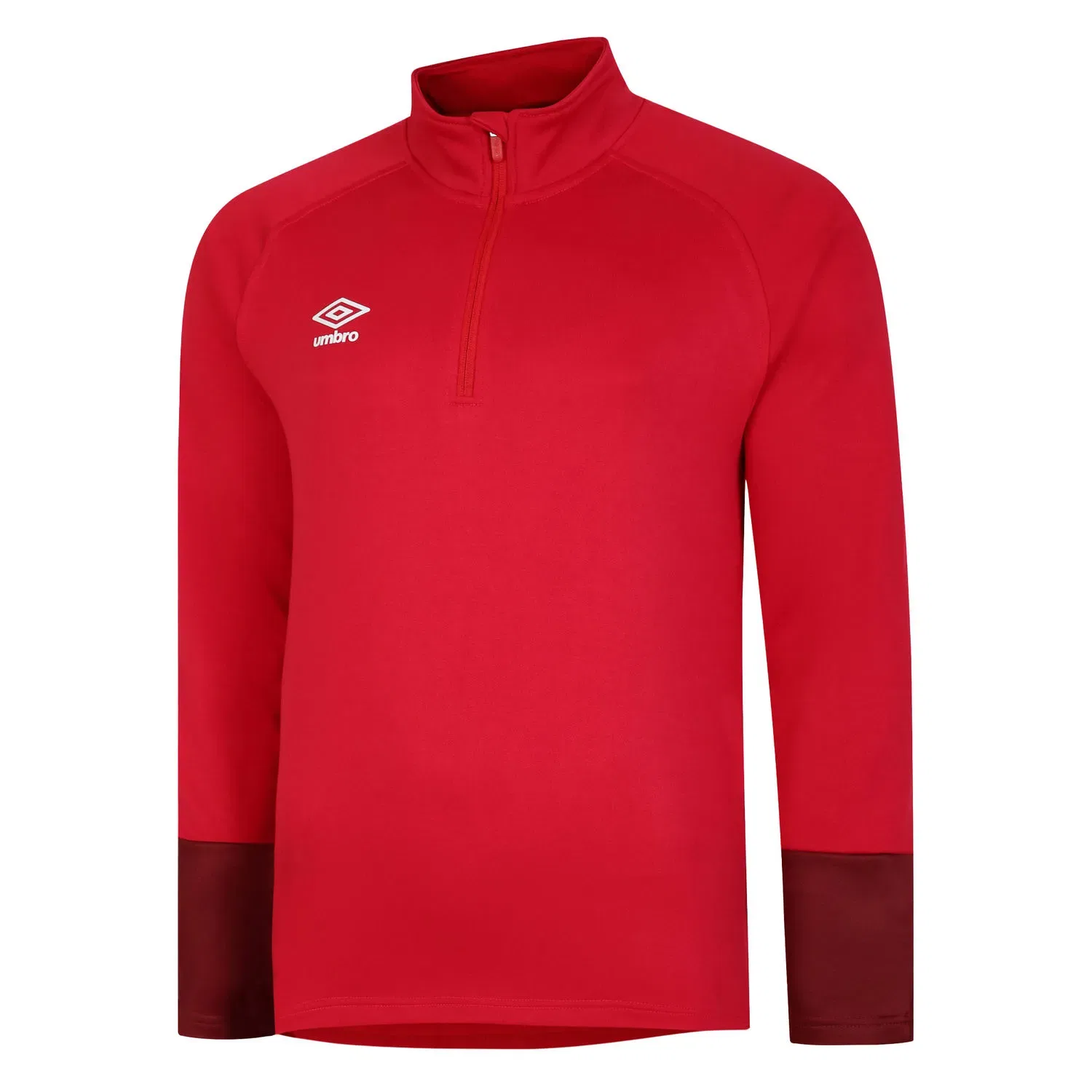 Куртка для мальчиков с четверть-застежкой Umbro, малиновый